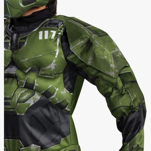 Halo Infinite Master Chief Costume, Muscle Padded Video Game Inspired Character - Picture 4 of 6